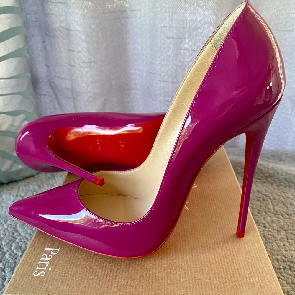 Christian Louboutin 👠Patent leather So Kate. Runs small!!!